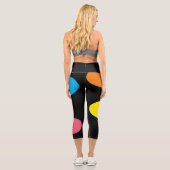Leggings Capri Cercles colorés (Verso)