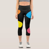 Leggings Capri Cercles colorés (Recto)