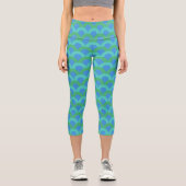 Leggings Capri Cercles de Bleu (Recto)