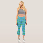 Leggings Capri Cercles de Bleu (Recto)