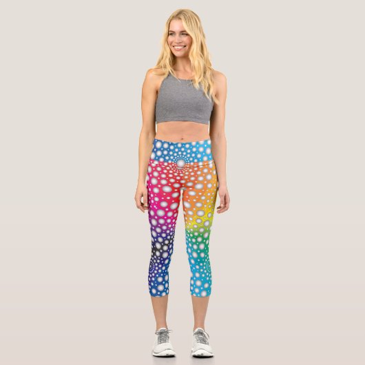 Leggings Capri Cercles Mandala 2 (Recto)