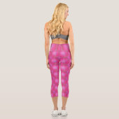 Leggings Capri cercles roses (Verso)