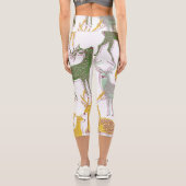 Leggings Capri Cerfs géométriques : Illustration Motif traditionn (Verso)