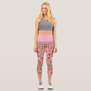 Leggings Capri cerises et fraises