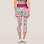 Leggings Capri cerises et fraises (Verso)