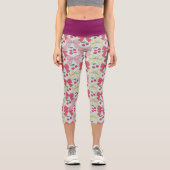 Leggings Capri cerises et fraises (Recto)