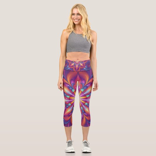 Leggings Capri Chakra du cœur  (Recto)