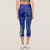 Leggings Capri Chaos Primordial par Hilma af Klint (Verso)