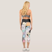 Leggings Capri Chats heureux (Verso)