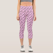 Leggings Capri Chats noirs mood (Recto)