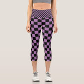 Leggings Capri Checker Yoga Paint Capri HAMbyWG (Recto)