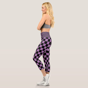 Leggings Capri Checker Yoga Paint Capri HAMbyWG