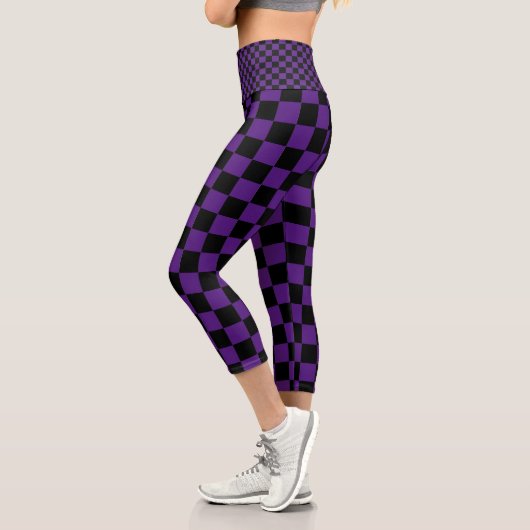 Leggings Capri Checker Yoga Paint Capri HAMbyWG (Gauche)