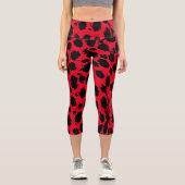 Leggings Capri Cheetah Red (Recto)