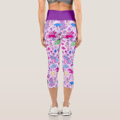 Leggings Capri chevalier de l'unicorne pegasus (Verso)