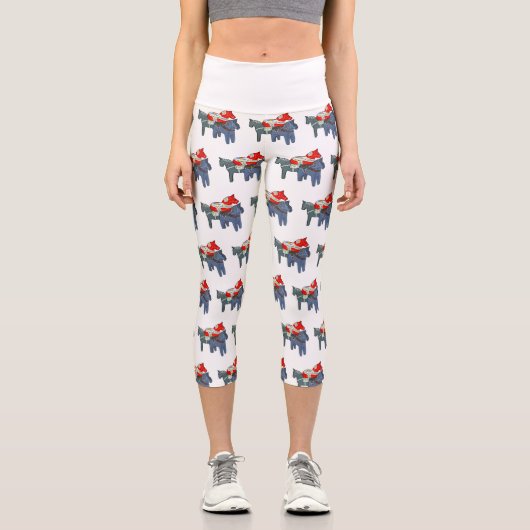 Leggings Capri Chevaux de Dala (Recto)