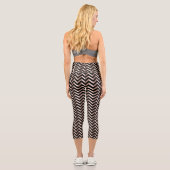 Leggings Capri Chevron Tonique Peau Déformée (Verso)