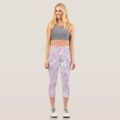 Leggings Capri Chevrons Abstraits (Recto)