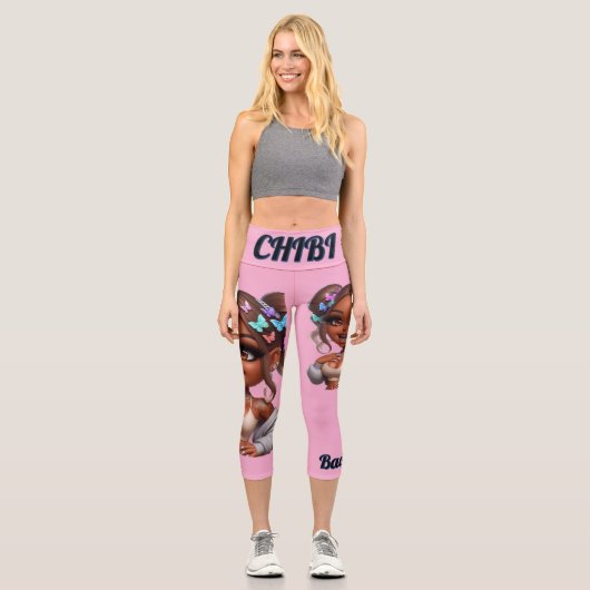 Leggings Capri CHIBI Baddie Doll (Recto)