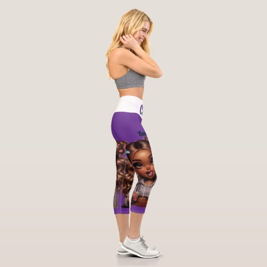 Leggings Capri CHIBI Méchante (Droite)