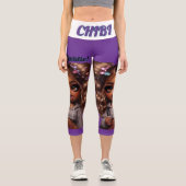 Leggings Capri CHIBI Méchante (Recto)