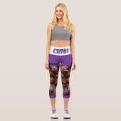 Leggings Capri CHIBI Méchante (Recto)