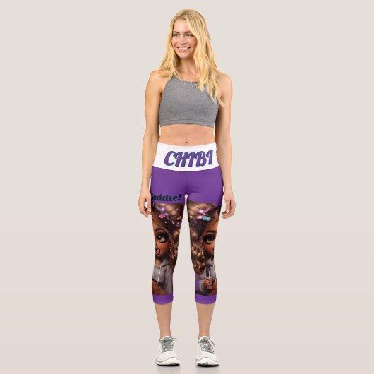 Leggings Capri CHIBI Méchante (Recto)