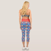 Leggings Capri Chibi Supergirl LOVE (Verso)