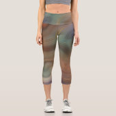 Leggings Capri Chic Earthy | Agate en pierre de cuivre naturel (Recto)