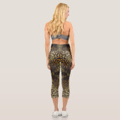 Leggings Capri Chic et Bold Cheetah Imprimer (Verso)