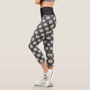Leggings Capri Chien de traîneau arctique Husky sibérien loyal An