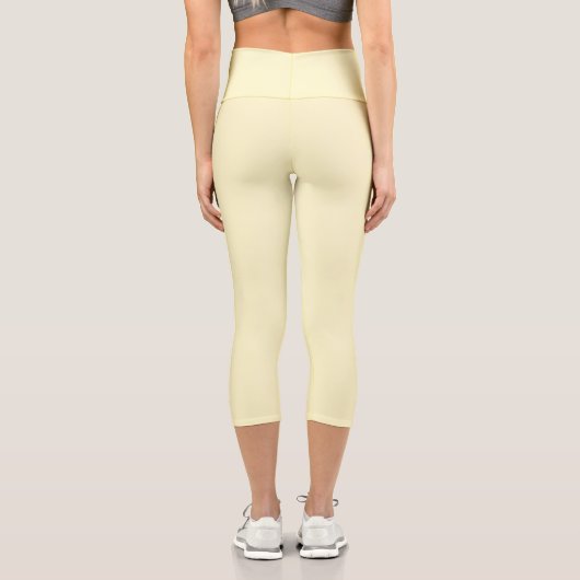 Leggings Capri chiffon citron (Verso)