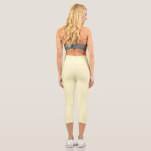 Leggings Capri chiffon citron (Verso)