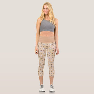 Leggings Capri chih tzu chien motif
