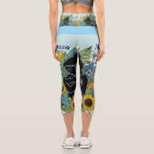 Leggings Capri Choosing Me, Embracing Me, Letting My Energy Bloom (Verso)