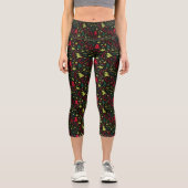 Leggings Capri  Christmas Festive Holiday (Recto)