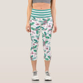 Leggings Capri Christmas Holly Berries (Recto)
