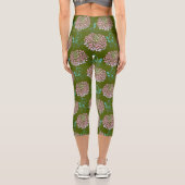 Leggings Capri chrysanthèmes tourbillons (Verso)