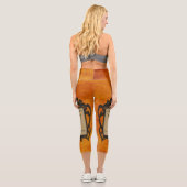Leggings Capri Chute de neige commune (Verso)