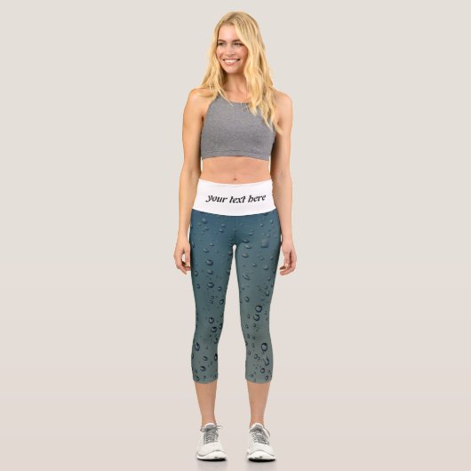 Leggings Capri Chute de pluie (Recto)