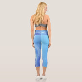 Leggings Capri Ciel bleu (Verso)