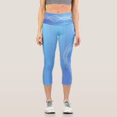 Leggings Capri Ciel bleu (Recto)