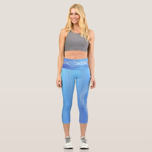 Leggings Capri Ciel bleu (Recto)