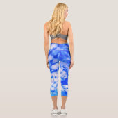 Leggings Capri Ciel bleu nuages (Verso)
