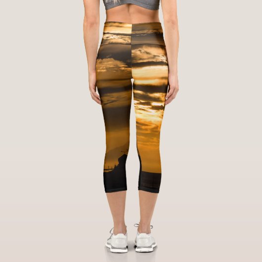 Leggings Capri Ciel doré (Verso)
