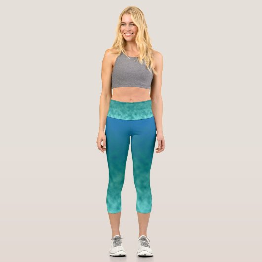 Leggings Capri Ciel Usé par la Marée (Recto)