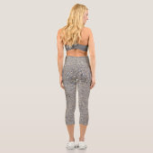 Leggings Capri Cimetière Bleu Taupe Composé Bleu (Verso)