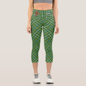 Leggings Capri Cimier de coq Clan Currie sur Tartan (Recto)
