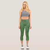 Leggings Capri Cimier de coq Clan Currie sur Tartan (Recto)