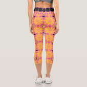 Leggings Capri Cirque jaune (Verso)